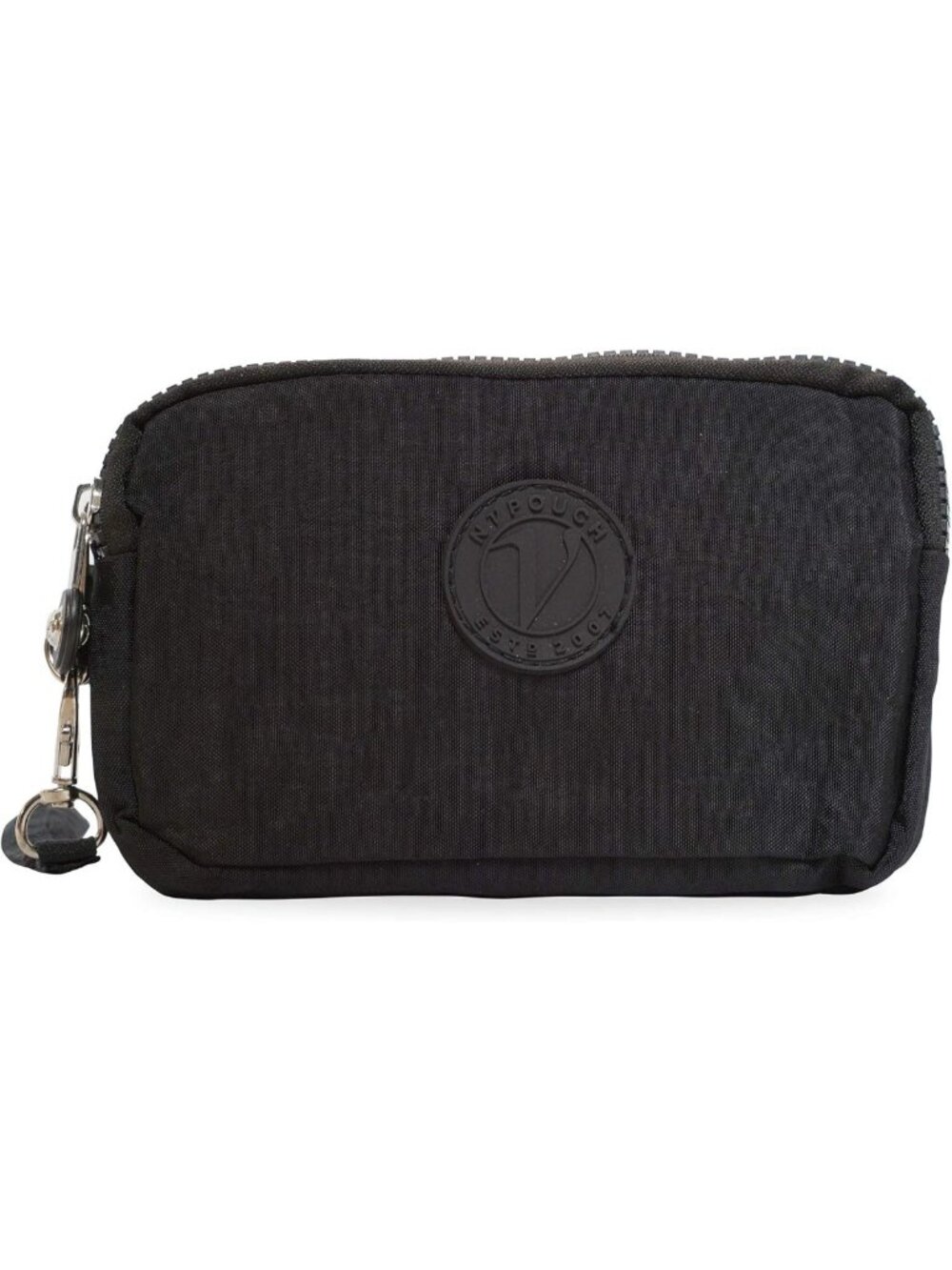 Stylish Three-Zipper Wallet Wristlet Purse - Compact & Functional Accessory